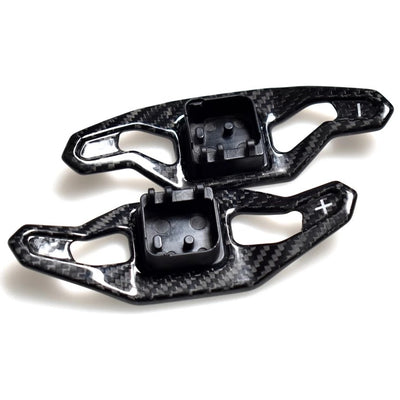 AUDI URUS STYLE STEERING WHEEL PADDLE SHIFTERS AGGRESSIVE A3 S3 RS3 R8 Q7 TTRS TT SQ8 RSQ8 ETRON + more-Vehicle Parts & Accessories-carbonizeduk