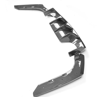 BMW F80 M3 Carbon Fibre V Style Rear Bumper Diffuser 3 piece 15-19-carbonizeduk