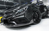 MERCEDES C CLASS C205 C63 COUPE FRONT LIP SPLITTER BRBUS STYLE 2015-2018-carbonizeduk