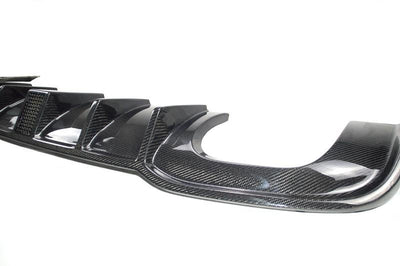 Audi RS3 Saloon Carbon Fibre DTM style Diffuser+Brake lights 17-18-carbonizeduk