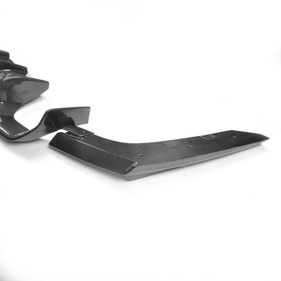 BMW F80 M3 Carbon Fibre V Style Rear Bumper Diffuser 3 piece 15-19-carbonizeduk