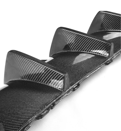 Audi RS3 Saloon Carbon Fibre Rear bumper Diffuser 17-19-carbonizeduk