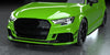 Audi RS3 Carbon Fiber Front Lip for Sedan 4-Door 2017-2019-carbonizeduk