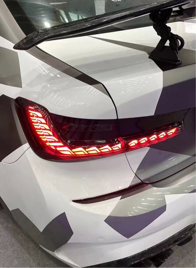 BMW CS / GTS Style G Series OLED Rear Tail Lights For G20 M340i 330E 330i 325 G20 G28 & G80 M3 2020-2021-carbonizeduk
