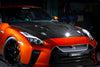 NISSAN GTR CARBON FIBRE TOP SECRET STYLE VENTED BONNET 2017+-carbonizeduk