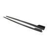 Carbon Fiber side skirts extension For Audi S3 RS3 Saloon 4-Door 2017-2019-carbonizeduk