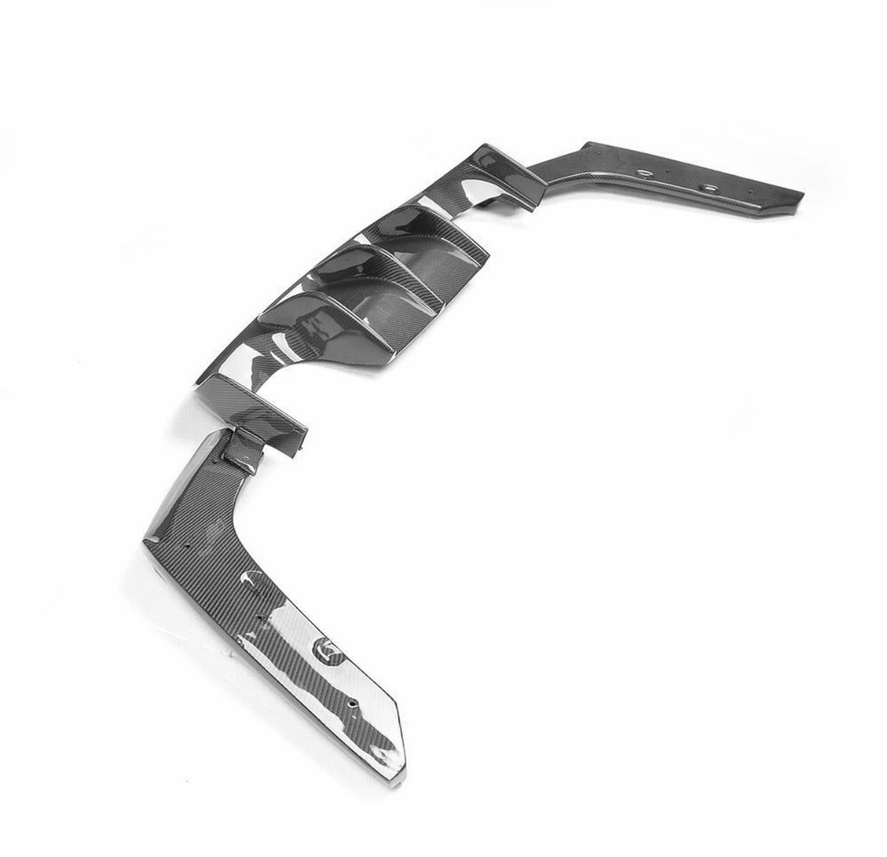 BMW M4 Carbon Fibre 3 piece Diffuser V Style F80 F82 F83 15-19-carbonizeduk