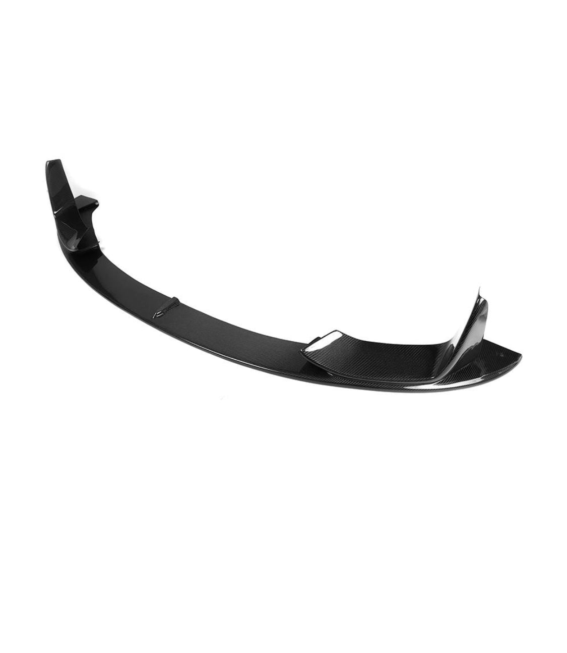 BMW M4 F82 Carbon Fibre P Style Front Lip Splitter 15-19 (1pc)-carbonizeduk