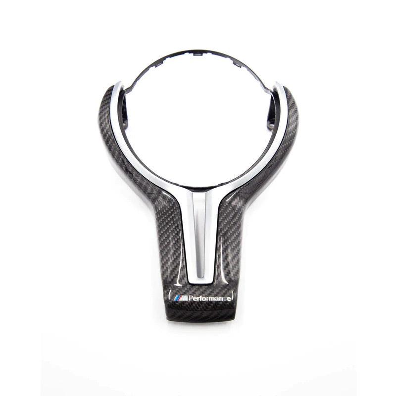 Bmw M3 & M4 M performance Steering wheel trim insert Gloss carbon-carbonizeduk