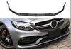 GLOSS BLACK EDITION 1 STYLE FRONT LIP W205 C63 4Dr Sedan 2015-2019-carbonizeduk