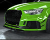 Audi RS3 Carbon Fiber Front Lip for Sedan 4-Door 2017-2019-carbonizeduk