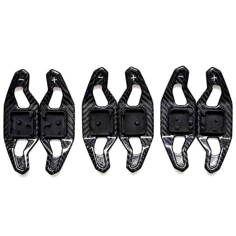 AUDI URUS STYLE STEERING WHEEL PADDLE SHIFTERS AGGRESSIVE A3 S3 RS3 R8 Q7 TTRS TT SQ8 RSQ8 ETRON + more-Vehicle Parts & Accessories-carbonizeduk