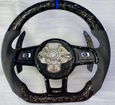 VOLKSWAGEN GOLF R MK7/7.5 steering wheel (CUSTOMISE YOUR OWN)-Steering wheel-carbonizeduk