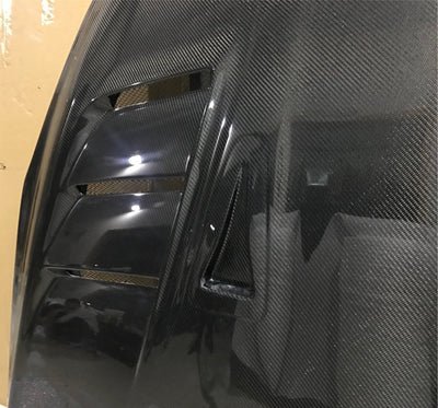 NISSAN GTR CARBON FIBRE TOP SECRET STYLE VENTED BONNET 2017+-carbonizeduk