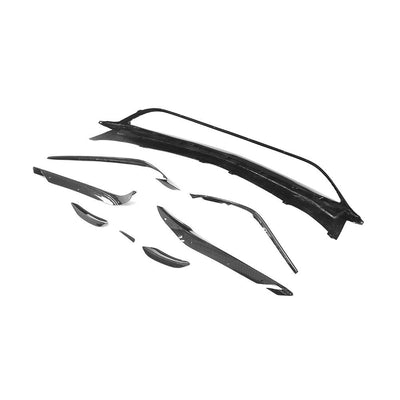 Mercedes Benz A45 AMG Carbon Fibre 8 Piece front splitter 13-18-carbonizeduk