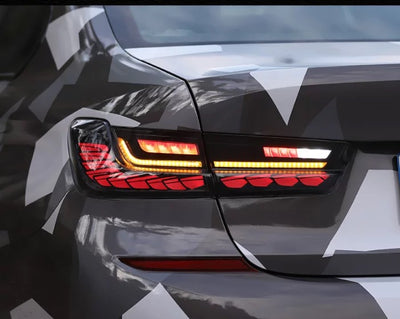 BMW CS / GTS Style G Series OLED Rear Tail Lights For G20 M340i 330E 330i 325 G20 G28 & G80 M3 2020-2021-carbonizeduk