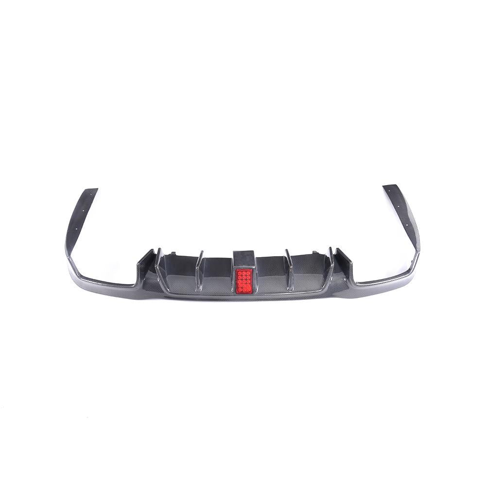 Carbon fibre Rear BRBUS Diffuser + Exhaust Tips Mercedes Benz W213 E63 E43 AMG E400 Sport 2016-2018-carbonizeduk