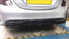 Mercedes Benz C63 W205 Carbon Fibre Rear Bumper Diffuser+ with brake lights-carbonizeduk