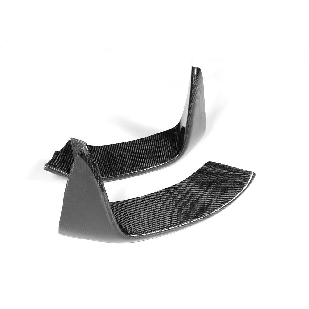 BMW F82 M4 Carbon fibre Air Intake covers Canard set-carbonizeduk