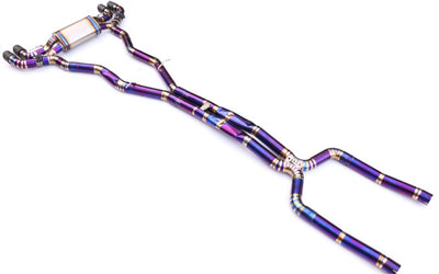 BMW F90 M5 VALVETRONIC TITANIUM CAT-BACK EXHAUST + CARBON TIPS-carbonizeduk