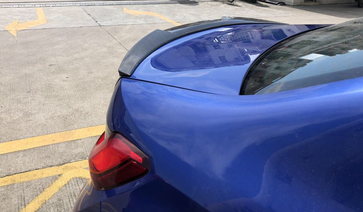 BMW G20 3 Series Carbon Fibre M4 Style Rear Wing Trunk Spoiler 19-21-carbonizeduk