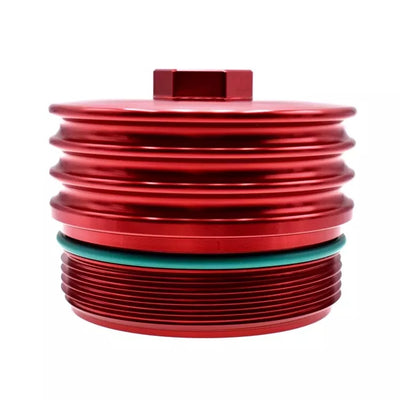 BMW Oil Filter Billet housing M P RED can fit N20/N52/N54/N55/S55-carbonizeduk
