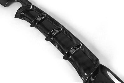 BMW F30 M-SPORT carbon fibre diffuser (double outlet)-carbonizeduk