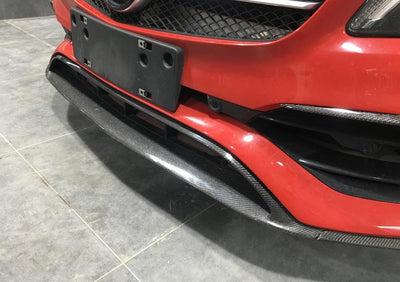 Mercedes Benz A45 AMG Carbon Fibre 8 Piece front splitter 13-18-carbonizeduk