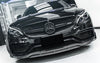 MERCEDES C CLASS C205 C63 COUPE FRONT LIP SPLITTER BRBUS STYLE 2015-2018-carbonizeduk