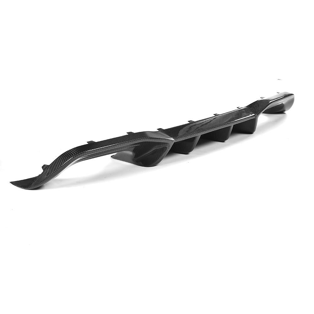 BMW F87 M2 16-17 M Performance Big Fin Carbon Fibre Rear Bumper diffuser-carbonizeduk