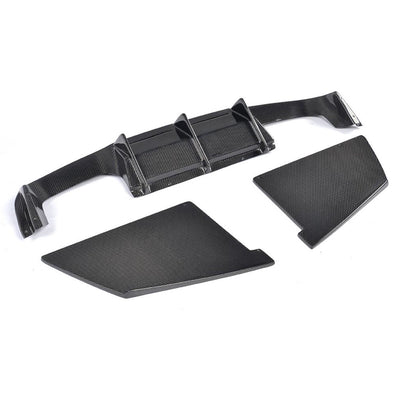 BMW M2 F87 16-18 Carbon Fibre Big Fin MTC Style diffuser-carbonizeduk